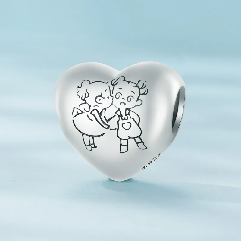 (bilde for) Pandora Style Sister Charms Salg - SCC2528 - Vis 2