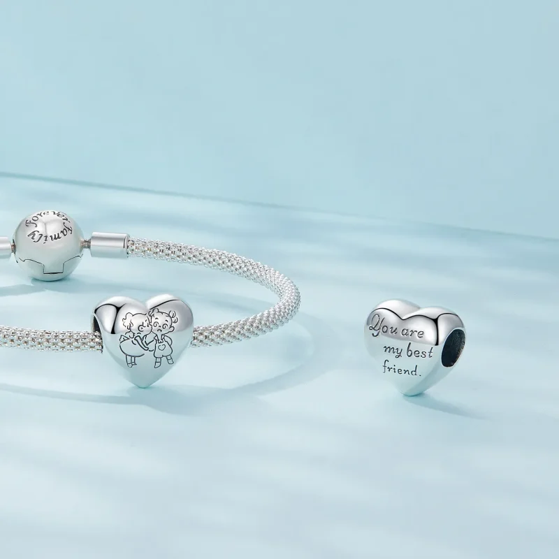(bilde for) Pandora Style Sister Charms Salg - SCC2528 - Vis 4