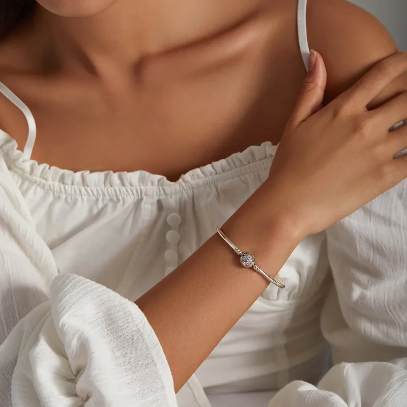 (bilde for) Pandora Style sølv armring - BSB084 - Vis 6