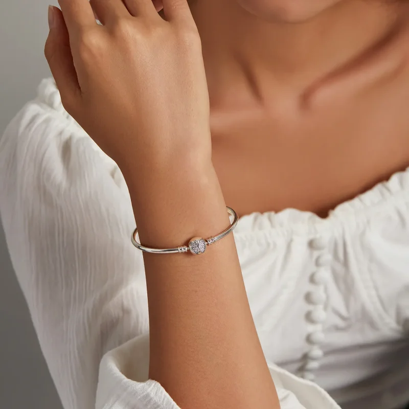 (bilde for) Pandora Style sølv armring - BSB084 - Vis 7