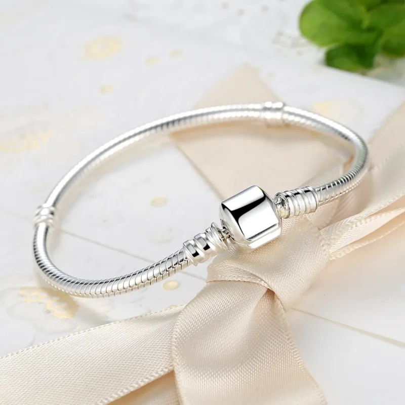 (bilde for) Pandora Style Sølv Søt Cat Chain Armbånd - PAS902 - Vis 2