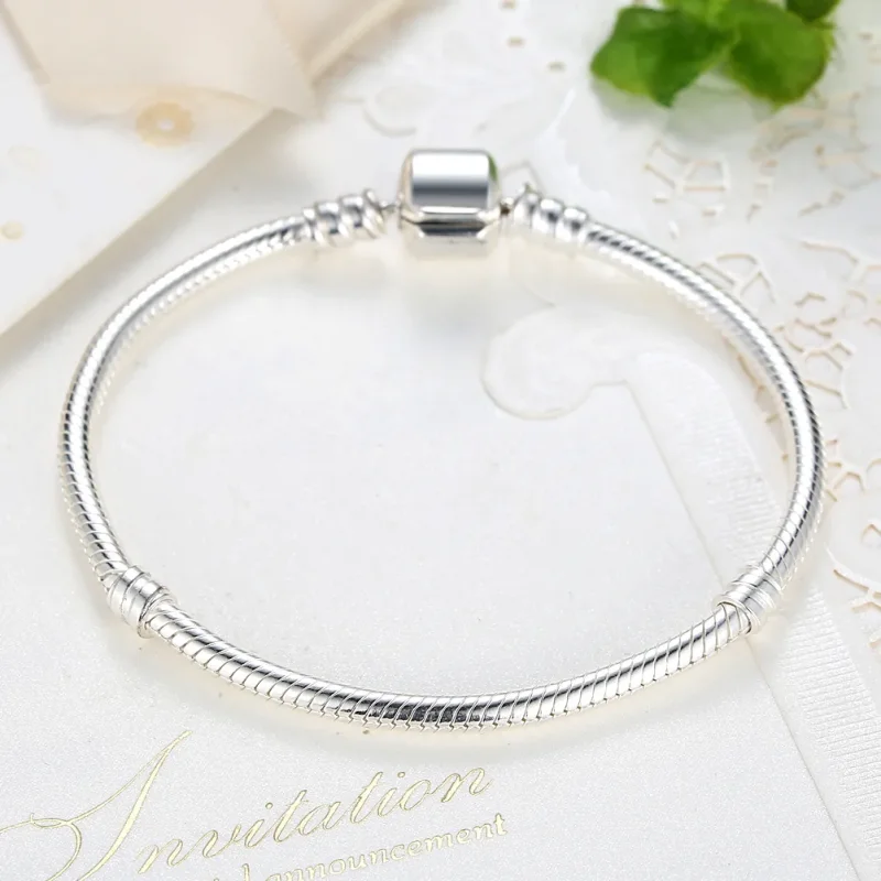 (bilde for) Pandora Style Sølv Søt Cat Chain Armbånd - PAS902 - Vis 5