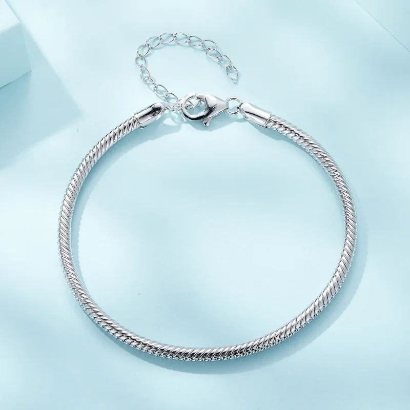 (bilde for) Pandora Style Snake Chain Armbånd - SCB252 - Vis 2