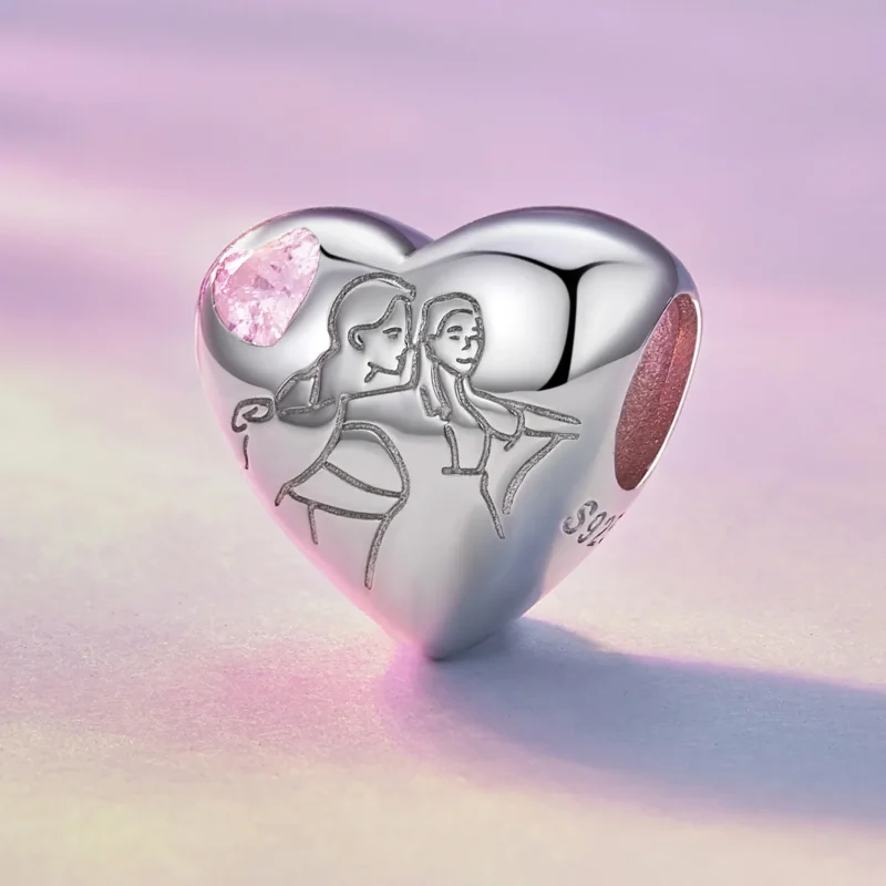 (bilde for) Pandora Style Soulmate Charm - BSC772 - Vis 2