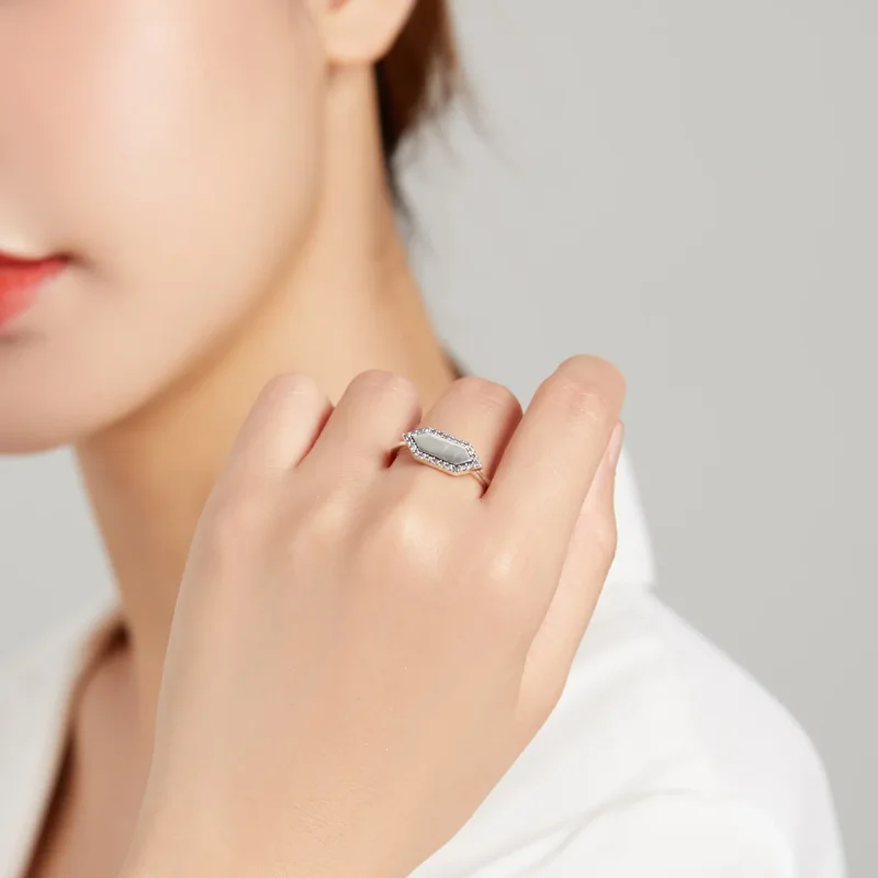 (bilde for) Pandora Style Sparkling Ring - SCR701 - Vis 6