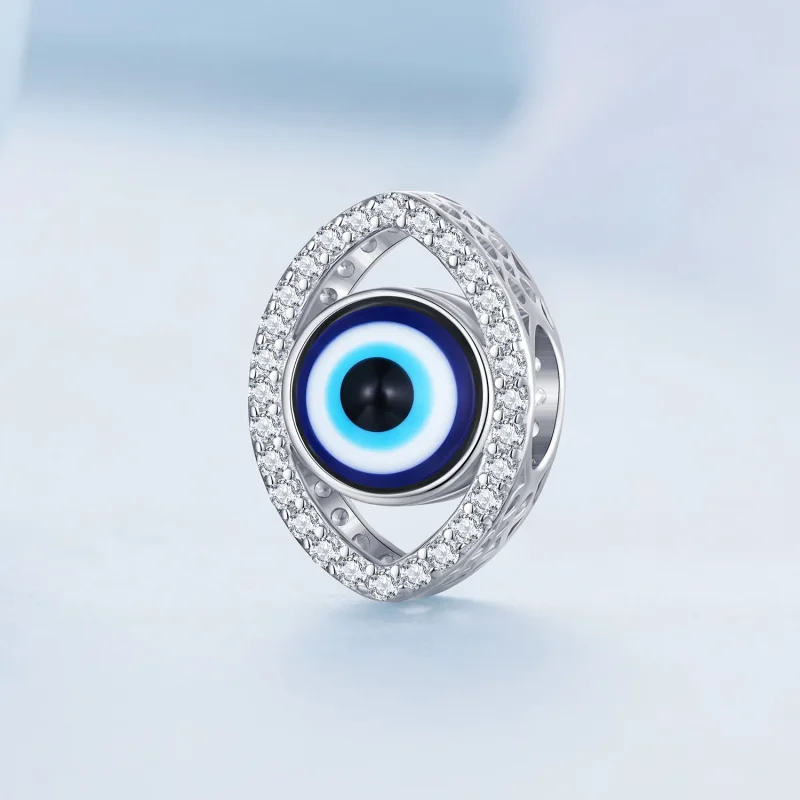 (bilde for) Pandora Style Turkish Eye Charm - BSC729 - Vis 2