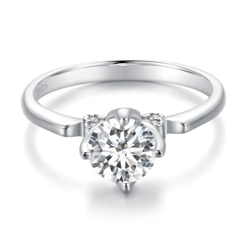 (bilde for) Pandora Style Wedding Ring Charm - MSR024 - Vis 2