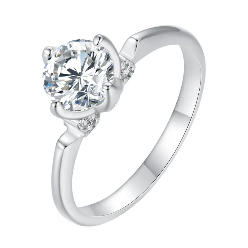 (bilde for) Pandora Style Wedding Ring Charm - MSR024 - Vis 3