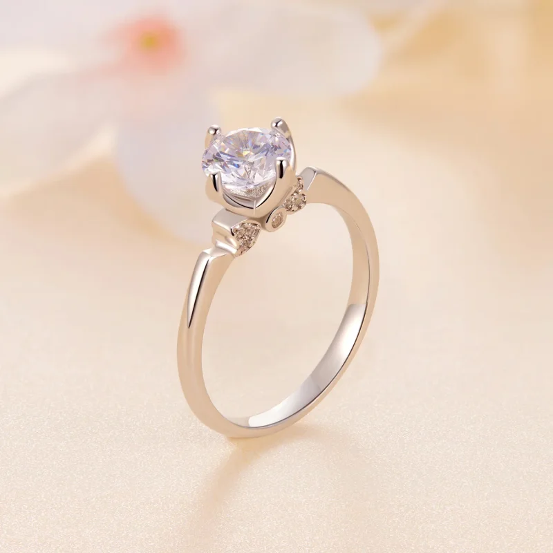 (bilde for) Pandora Style Wedding Ring Charm - MSR024 - Vis 6