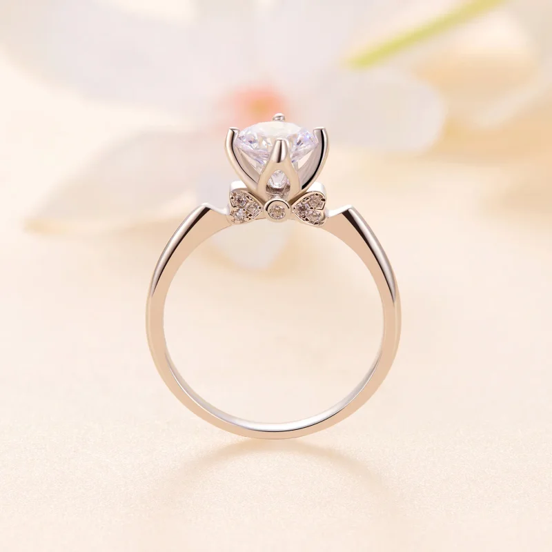 (bilde for) Pandora Style Wedding Ring Charm - MSR024 - Vis 8