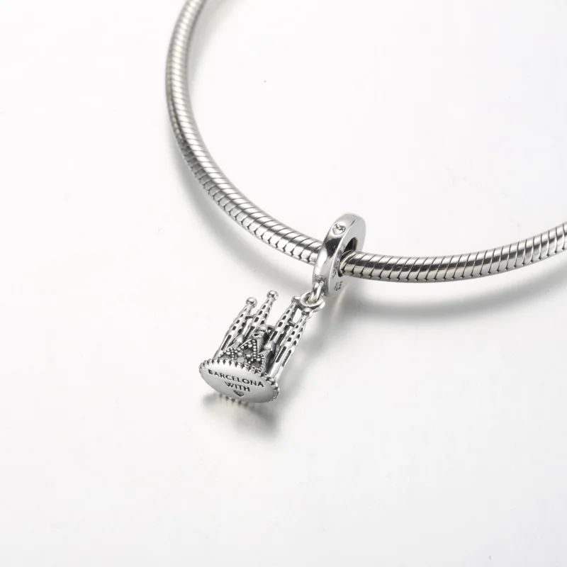 (bilde for) Pandora Barcelona Monument Hengende Charm - 792709C01 - Vis 4