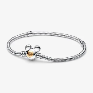 (bilde for) Pandora Disney 100th Anniversary Moments Slangekjedearmbånd - 592514C00