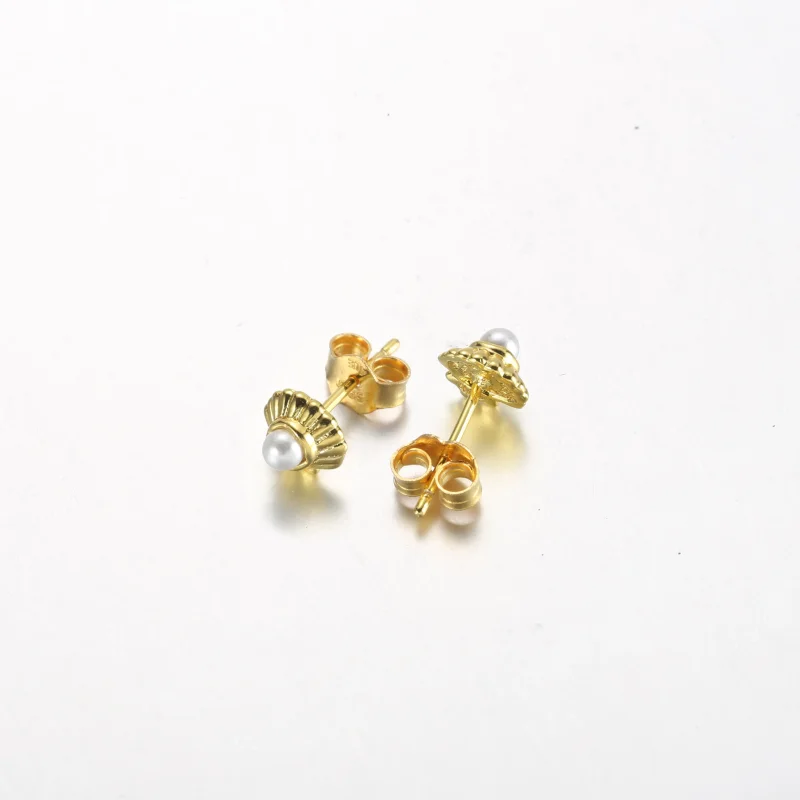 (bilde for) Pandora Disney Den lille havfruen Skjell Øredobber - 262686C01 - Vis 3
