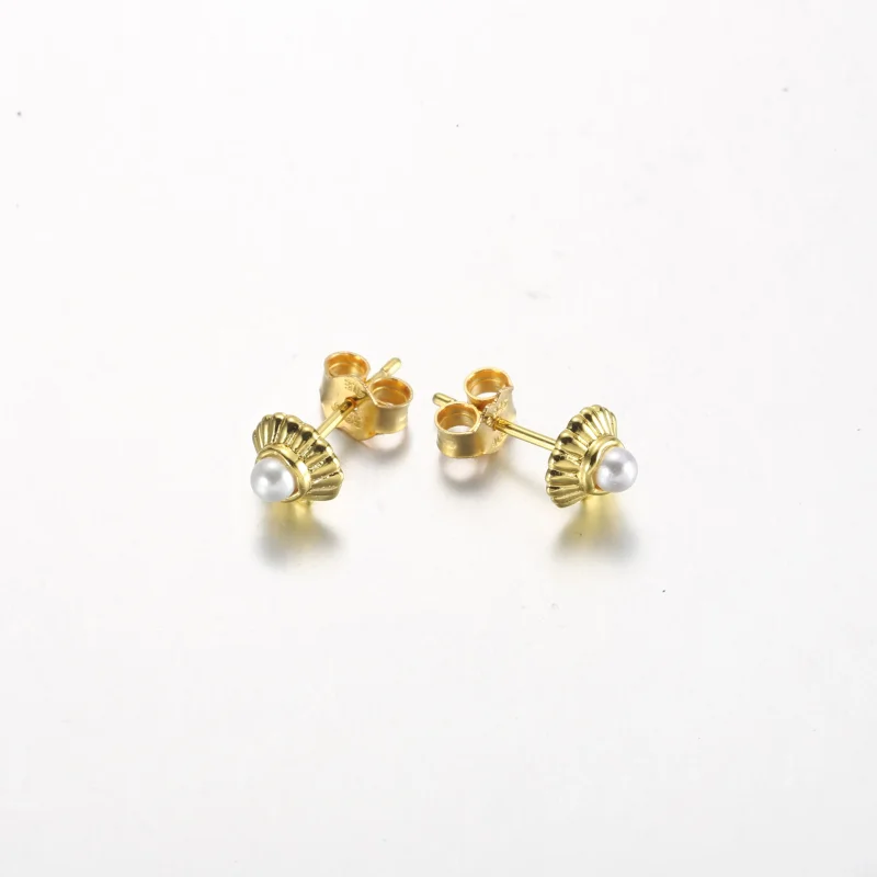(bilde for) Pandora Disney Den lille havfruen Skjell Øredobber - 262686C01 - Vis 4