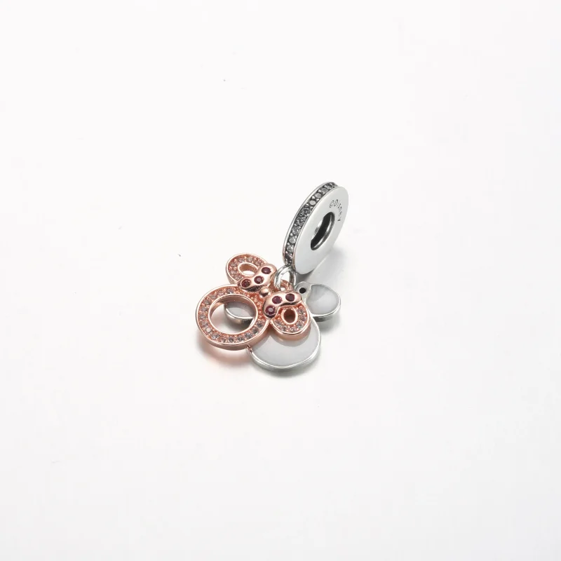 (bilde for) Pandora Disney Minni Mus Silhuett Dobbel Hengende Charm - 782615C01 - Vis 2