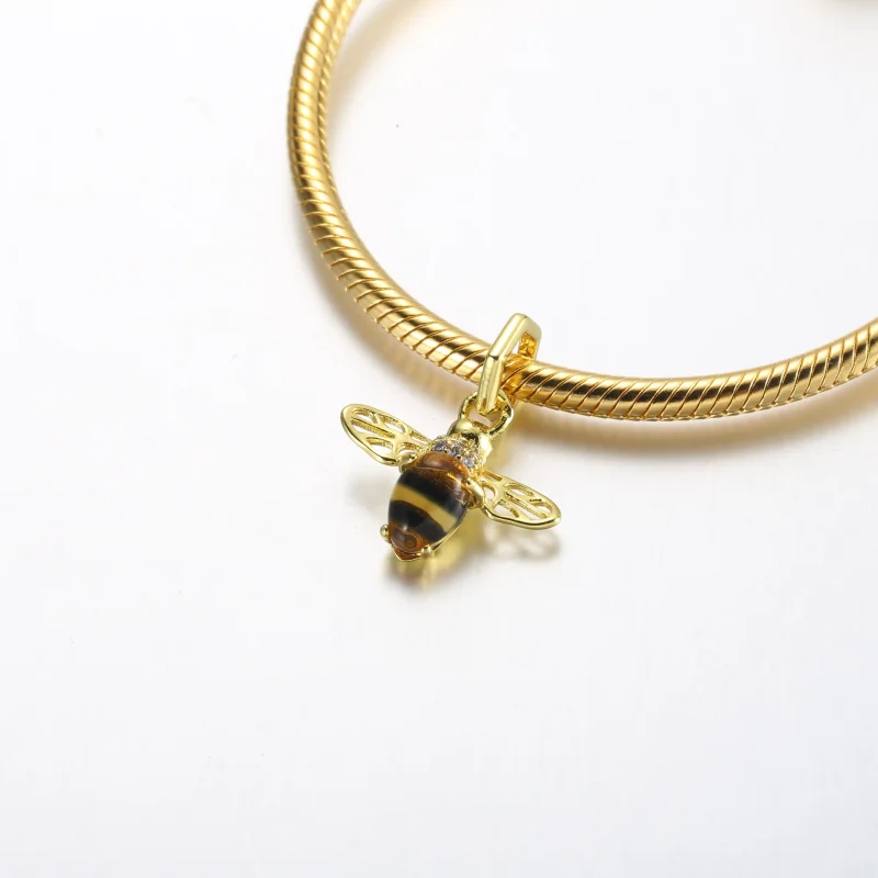 (bilde for) Pandora Funklende Bie Hengende Charm - 762672C01 - Vis 5