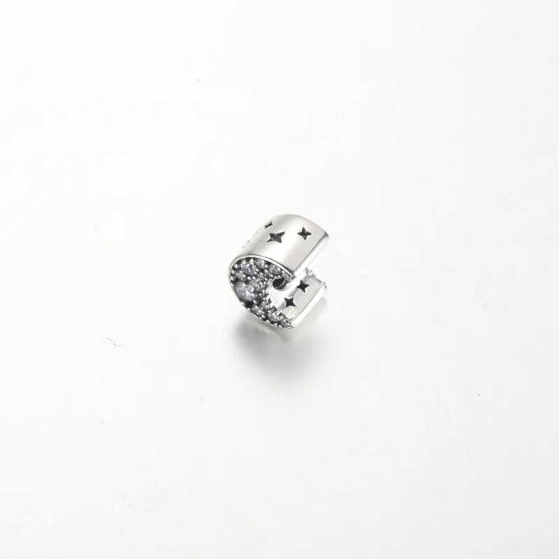 (bilde for) Pandora Funklende Halvmåne Charm - 792768C01 - Vis 2