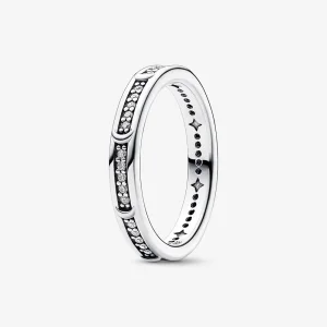 (bilde for) Pandora Funklende Halvmåne Ring - 192783C01