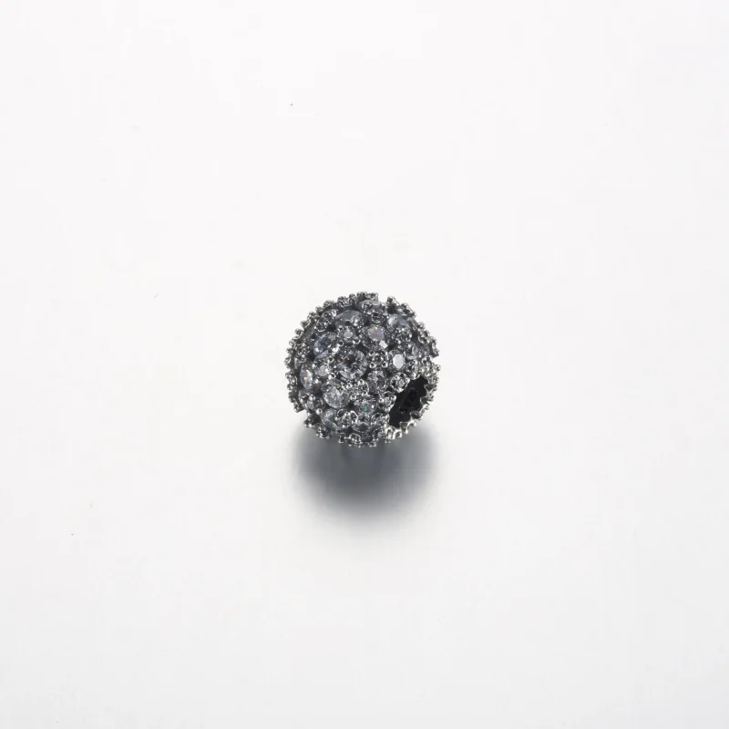 (bilde for) Pandora Funklende Pavé Rund Charm - 792630C01 - Vis 2