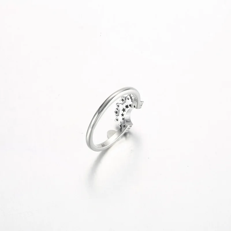 (bilde for) Pandora Himmelsk Blå Funklende Måne Charm - 192675C01 - Vis 5