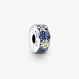 (bilde for) Pandora Himmelsk Sol, Stjerne og Måne Klemmecharm - 792681C01