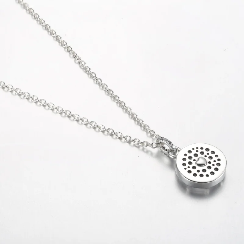 (bilde for) Pandora I love u sterling silver pendant with clear cubic zirconia, clear crysta - Vis 3