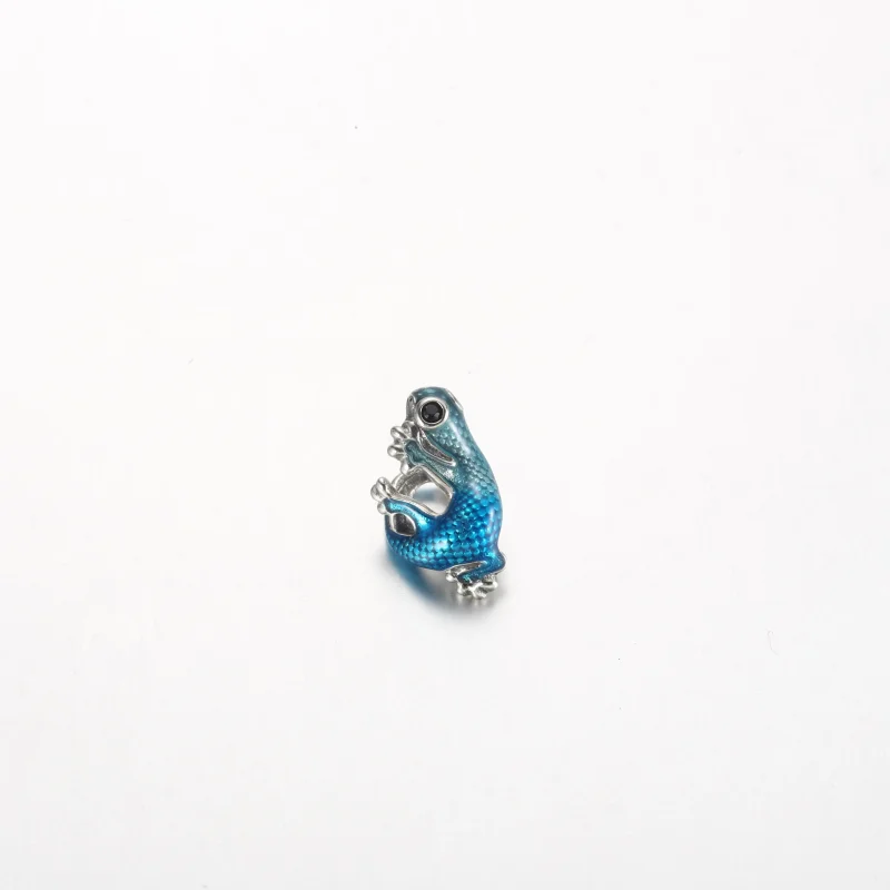 (bilde for) Pandora Metallisk Blå Gekko Charm - 792701C01 - Vis 2