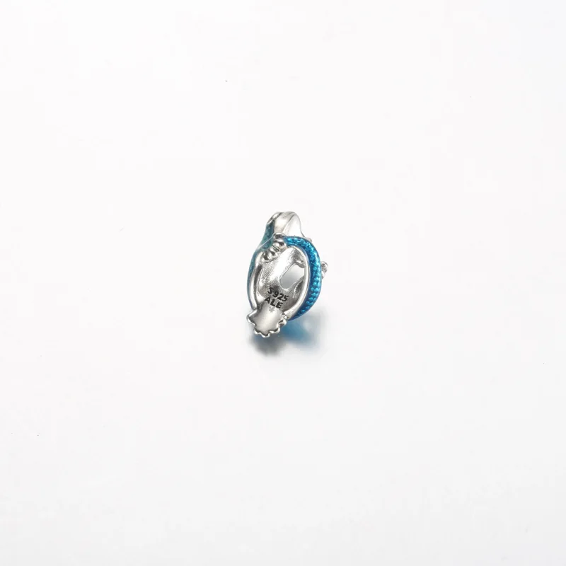 (bilde for) Pandora Metallisk Blå Gekko Charm - 792701C01 - Vis 4