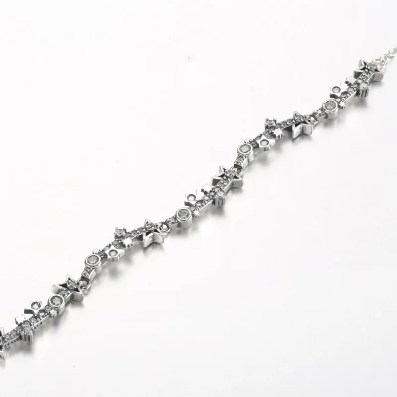 (bilde for) Pandora Milky way sterling silver bracelet with clear cubic zirconia - 592425C01 - Vis 3