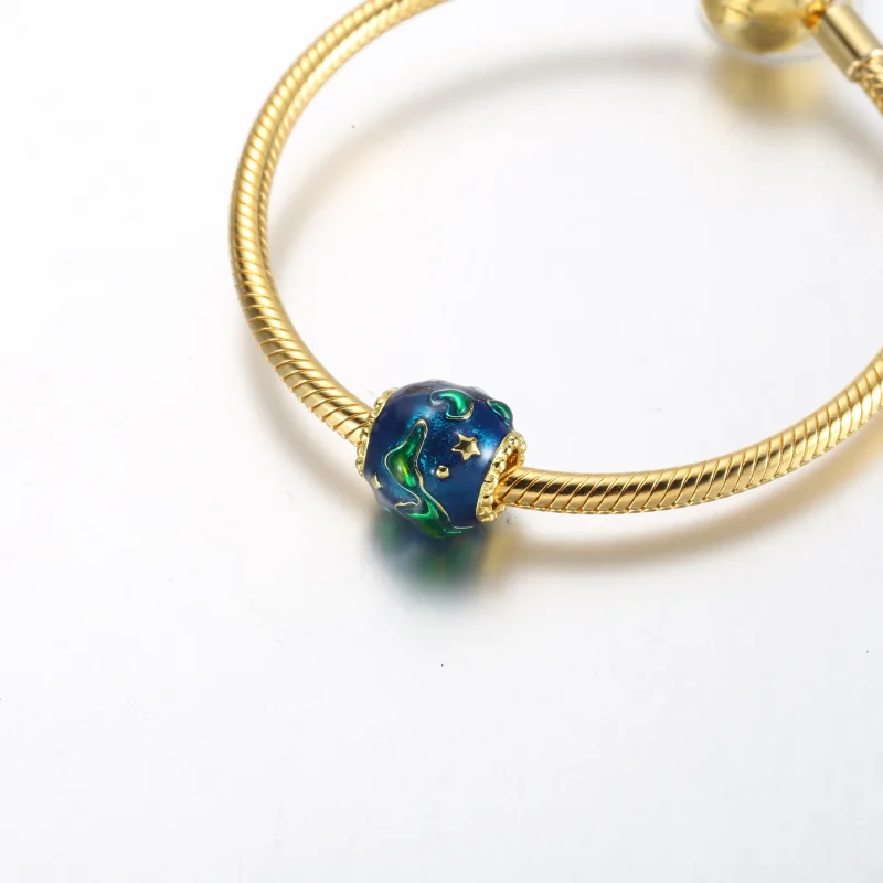 (bilde for) Pandora Planeten Jorden Charm - 762431C01 - Vis 5