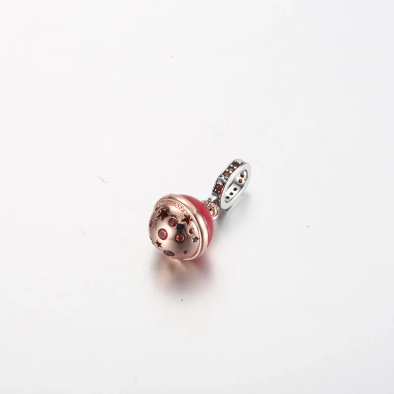 (bilde for) Pandora Planeten Mars Murano Hengende Charm - 782433C01 - Vis 3