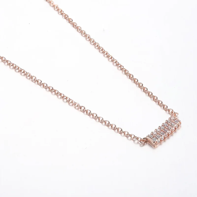 (bilde for) Pandora Timeless Pavé Dobbel Rad Collierhalskjede - 382621C01-45 - Vis 2