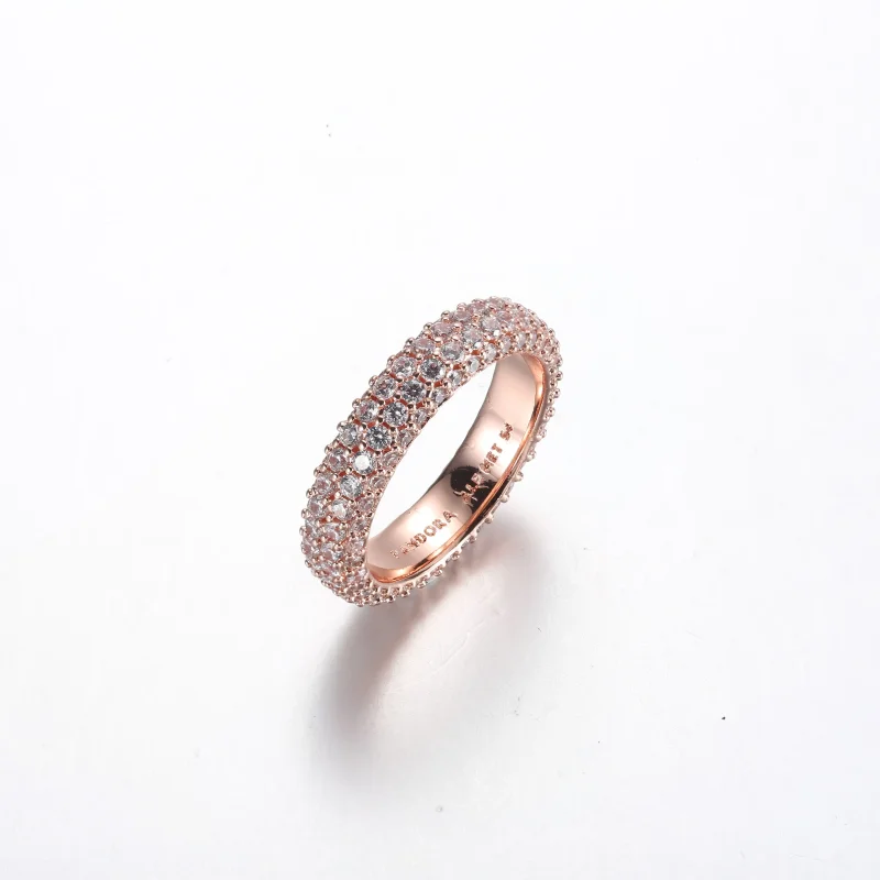 (bilde for) Pandora Timeless Pavé Dobbel Rad Ring - 182629C01 - Vis 2