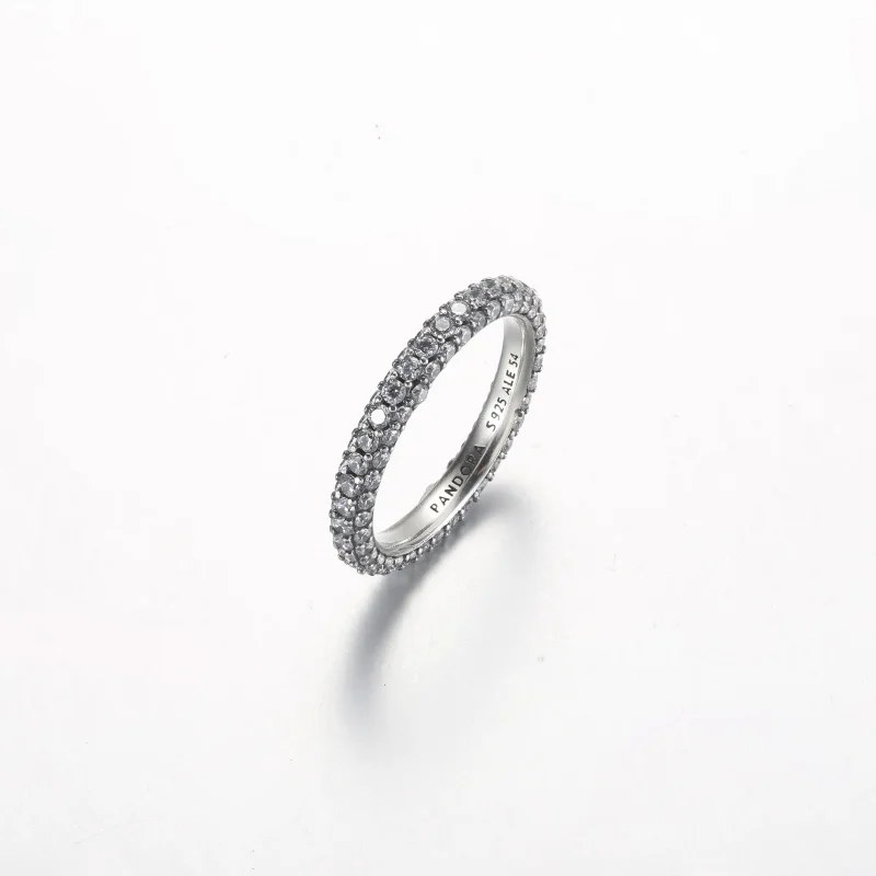 (bilde for) Pandora Timeless Pavé Enkel Rad Ring - 192627C01 - Vis 2