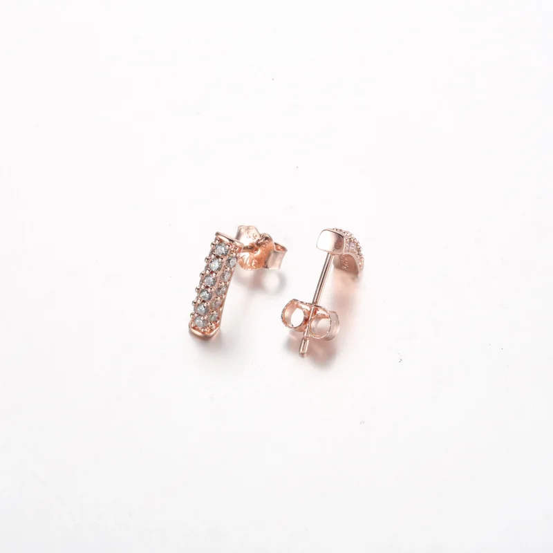 (bilde for) Pandora Timeless Pavé Enkelt Rad Stolpe Øredobber - 262626C01 - Vis 3