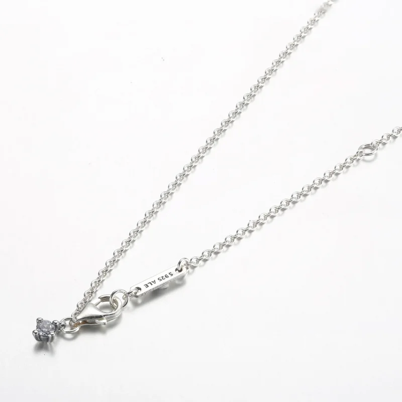 (bilde for) Pandora Timeless Pavé Rundt Anheng Halskjede - 392632C01-45 - Vis 4