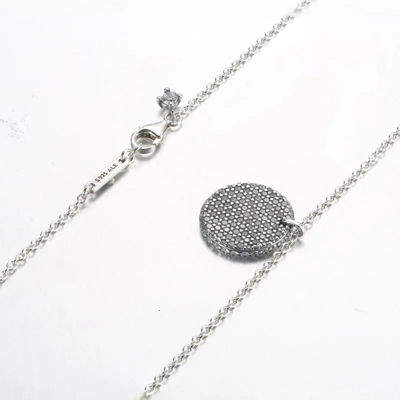 (bilde for) Pandora Timeless Pavé Rundt Anheng Halskjede - 392632C01-45 - Vis 5