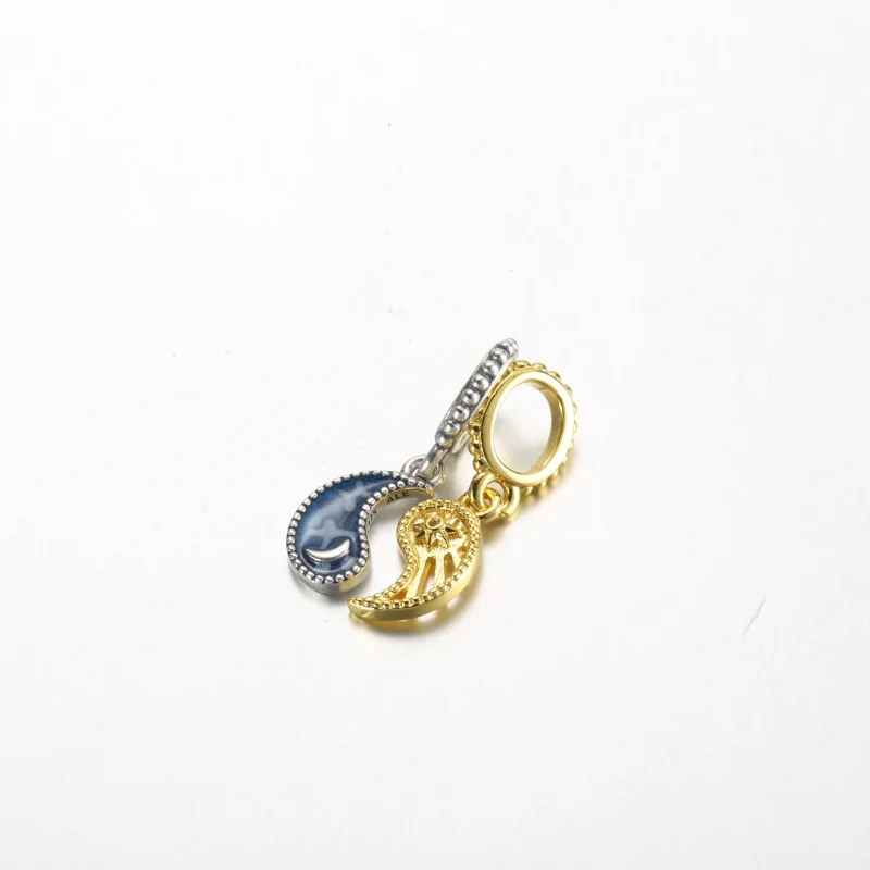 (bilde for) Pandora Tofarget Delbar Sol og Måne Hengende Charm - 762678C01 - Vis 2