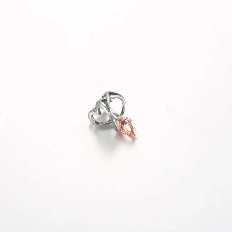 (bilde for) Pandora Tofarget Åpent Evighetshjerte Charm - 782642C00 - Vis 3