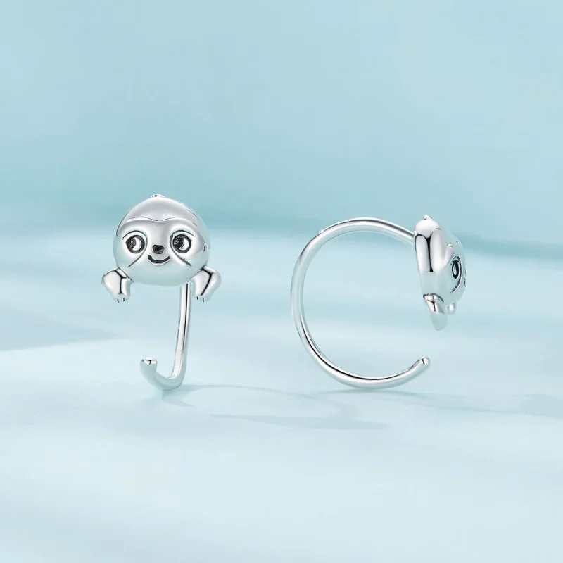 (bilde for) Pandora-stil dovendyr øredobber - SCE1651 - Vis 3