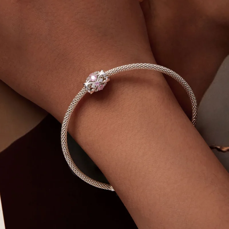 (bilde for) Pandora stil hjerteform liten midje sjarm - BSC924 - Vis 7