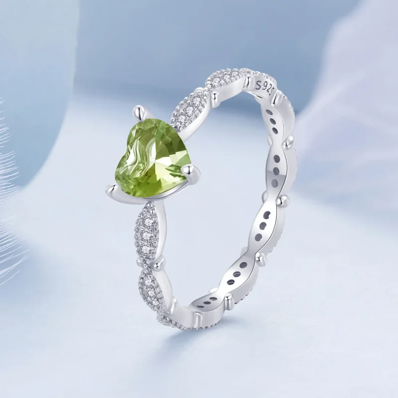 (bilde for) Pandora-stil hjerteformet kameleonring - BSR479 - Vis 3