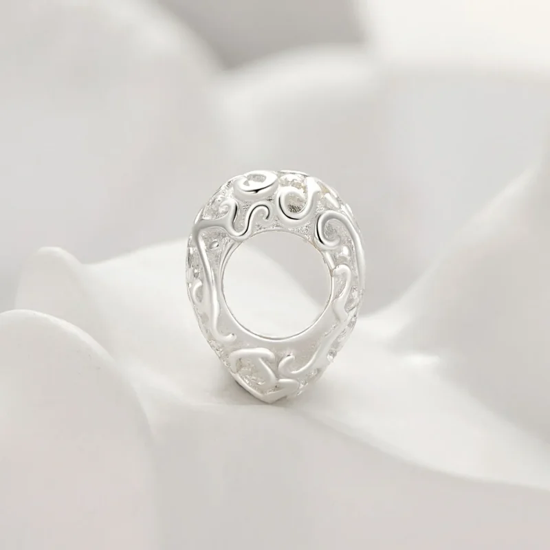 (bilde for) Pandora-stil hjerteformet sjarm - SCC2618 - Vis 3
