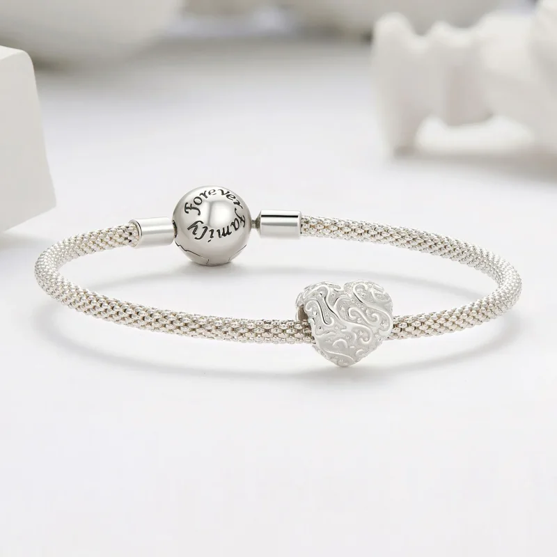 (bilde for) Pandora-stil hjerteformet sjarm - SCC2618 - Vis 5
