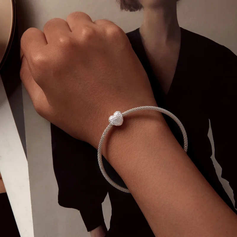 (bilde for) Pandora-stil hjerteformet sjarm - SCC2618 - Vis 6