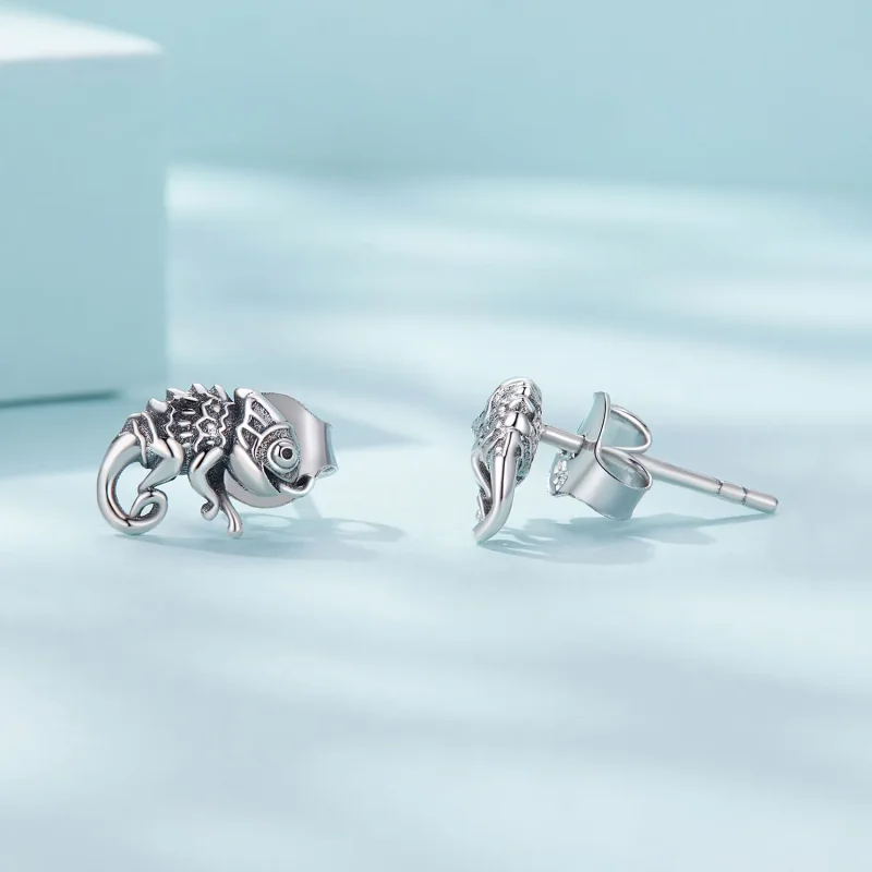 (bilde for) Pandora-stil kameleon øredobber - SCE1661 - Vis 4
