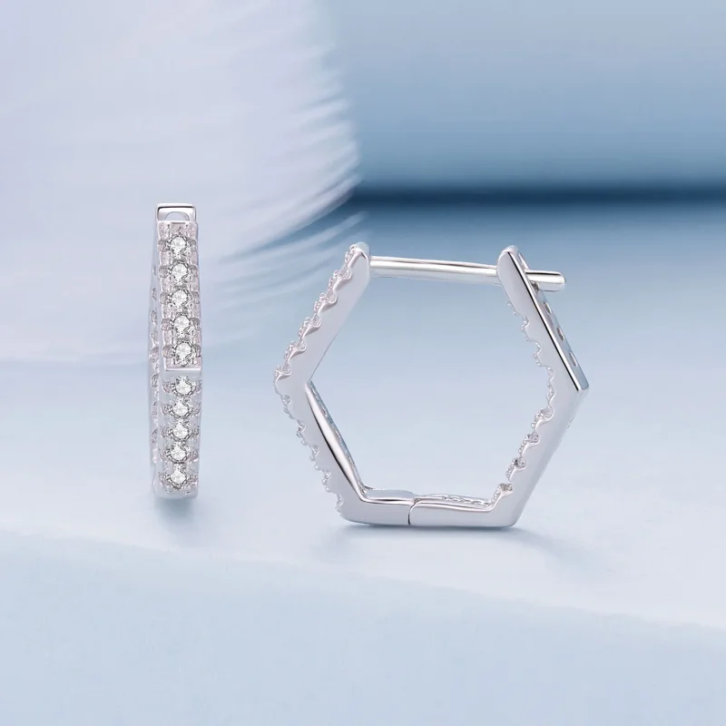 (bilde for) Pandora-stil sekssidige ringøredobber - BSE917 - Vis 2