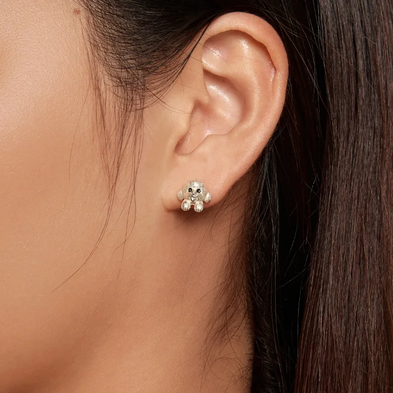 (bilde for) Pandora-stil teddy øredobber - SCE1631 - Vis 6