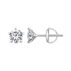 (bilde for) Pandora Style 0.5Ct Moissanite øredobber - MSE024-S