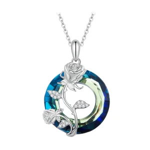 Pandora Style Angel Ring Rose Halskjede - BSN313 (bilde for) Pandora Style Angel Ring Rose Halskjede - BSN313